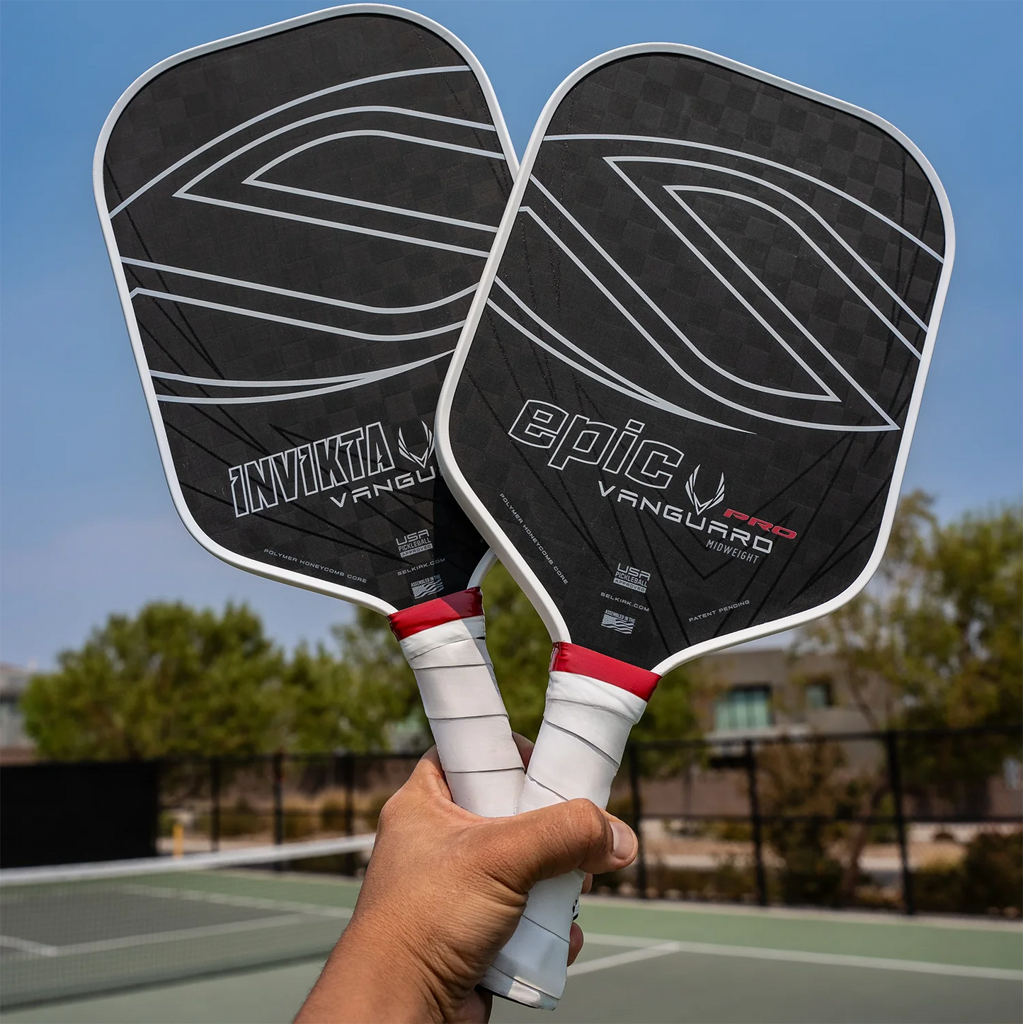 Pickleball Paddle VANGUARD Pro Invikta 16MM, Pickleball Racket